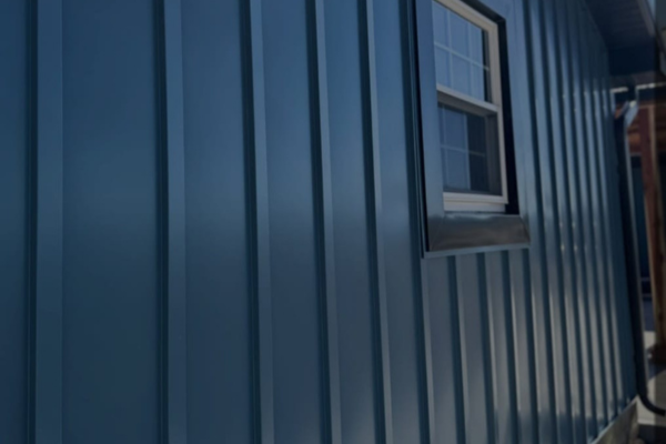 blue metal siding services