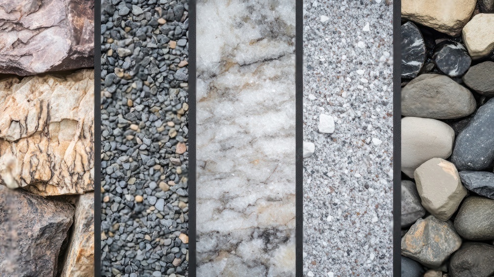 different types of stones