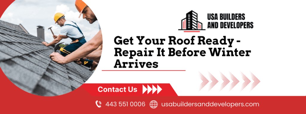 Repair roof before winter