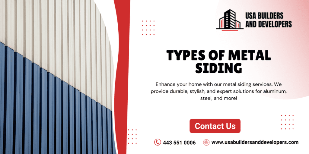 types of metal siding