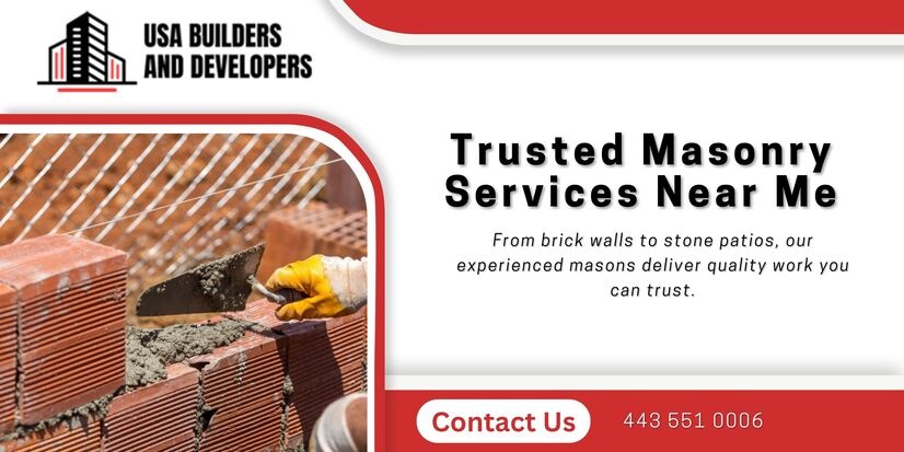 trusted masonry services in maryland