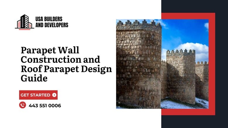 parapet wall roof parapet guide banner